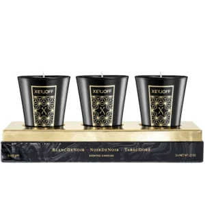 Scented Candle Set - TabacDorè, BlancDeNoir, NoirDeNoir