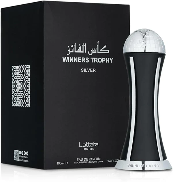 Winners Trophy Silver EDP - 100mL By Lattafa Pride